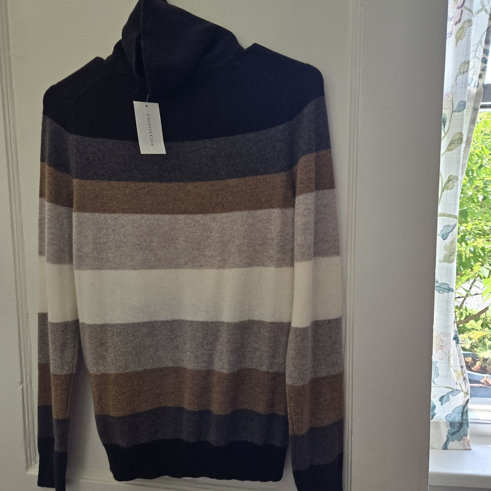 Charter Club Cashmere Sweater - Picture 3 of 5